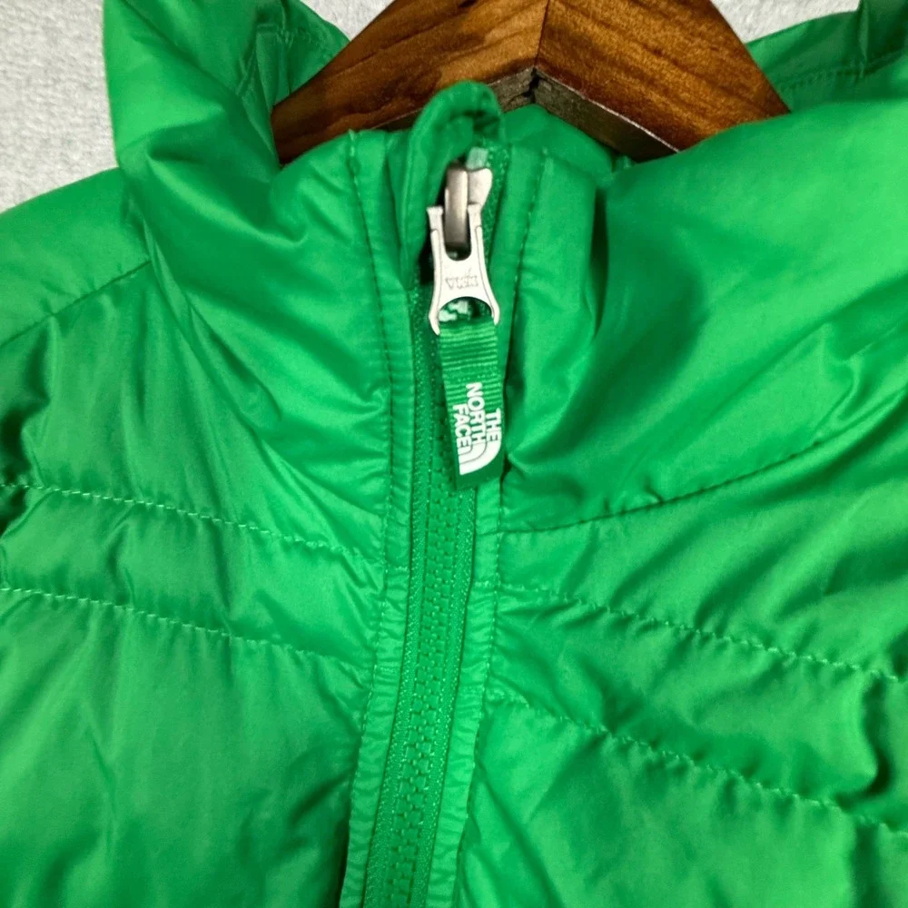 The North Face Alpz 550 Down Jacket Boys XL 18/20 Green Puffer Coat